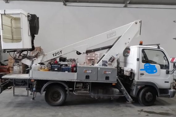 Piattaforma aerea nissan Cabstar GSR 12mt